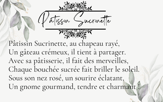 Pâtissin Sucrinette